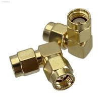 ✘✙┅  Adapter RP SMA male jack to SMA male plug right angle RF COAXIAL Connector Wire Terminals 50ohm