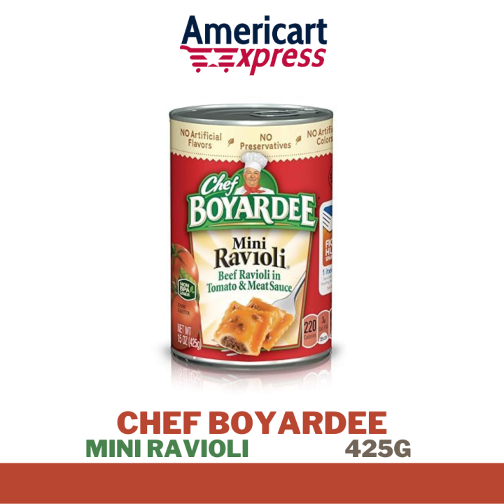 Chef Boyardee Mini Beef Ravioli in Tomato & Meat Sauce 425g | Lazada PH