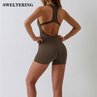 Spring Seamless One-Piece Short Yoga Clothes Sportswear Women Gym Push Up Workout Clothes Fitness Sports Set Bodysuit Yoga Suit