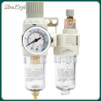 SHUKEYI AFC2000 ตัวกรองอากาศอัด หน่วยคู่ 1/4 "NPT เครื่องควบคุมแรงดัน เครื่องเป่าลม AFR- คอมโบหล่อลื่น น้ำในน้ำ