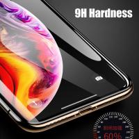 I PHONE XS MAX 10D Front - Back ฟิล์กันรอยกระจกนิรภัย ขอบสีดำ หน้าหลัง 10D Tempered Glass Film (Black)