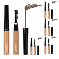 Eyebrow Cream with Brush 2-in-1 Waterproof Brow Dyeing Cream Set Long Lasting Sweat-proof Eyebrow Styling Makeup for 3D Brows Makeup Balm in style