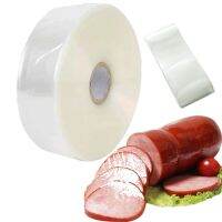 Casings for Sausage Shell Food Grade Hot Dog Plastic Inedible Casing Wide 5CM x 5 Meters