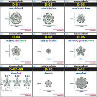 ลวดลาย เหล็กดัด เหล็กปั๊ม เหล็กหล่อ สามารถเชื่อมได้ / 1 ชิ้น | Price / 1 pc รหัส D-01 / D-011