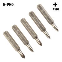 【CW】 5pcs 28mm Screwdriver Magnetic Bit PH0000 PH000 PH00 PH0 PH1 PH2 4mm Shank Pneumatic Electric