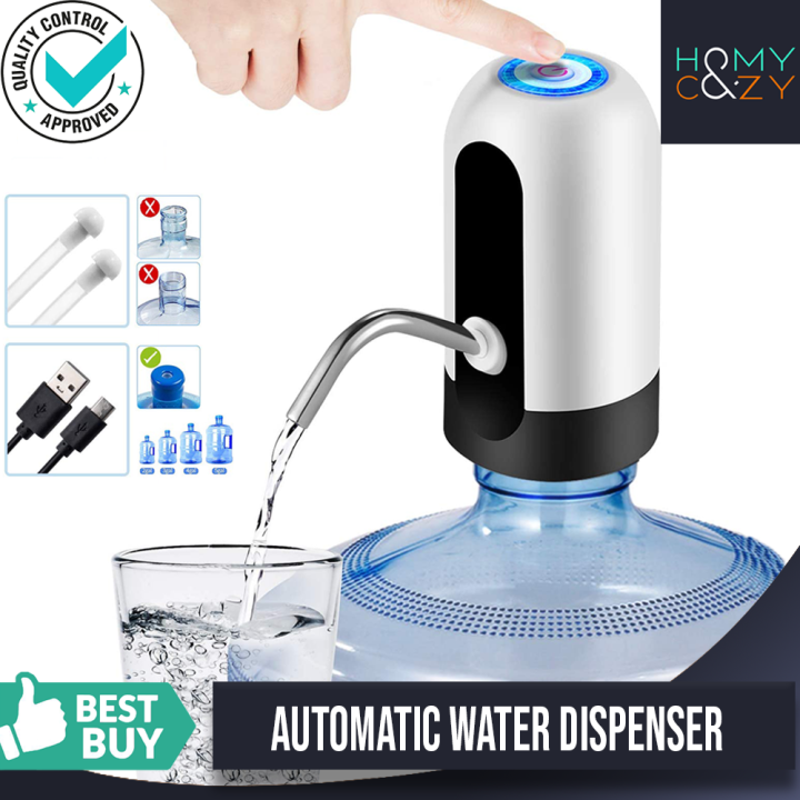 Automatic Water Dispenser Water Bottle Pump, USB Rechargeable Water