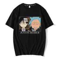 เสื้อยืดแขนสั้น พิมพ์ลายการ์ตูนญี่ปุ่น oul Eater แฟชั่นฤดูร้อน เสื้อยืดพิมพ์ลาย คอกลม เสื้อยืดแขนสั้น S-5XL