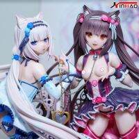 เปิด NEKOPARA Vol.1 Soleil ดั้งเดิม235มม.! การเครื่องประดับของเล่นแบบจำลองคอลเลกชันตุ๊กตาขยับแขนขาได้พีวีซีของ Chocola และ Vanilla