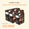 Bột cacao sữa 3in1 drinking chocolate - hộp 8 gói- không hương liệu - ảnh sản phẩm 4