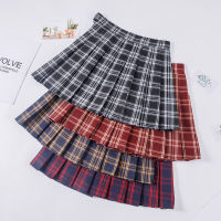 Oversized XS to 3XL Plaid Skirts For Women Spring Autumn Office Ladies Daily Skirts Female High Waist Pleated Casual Skirts