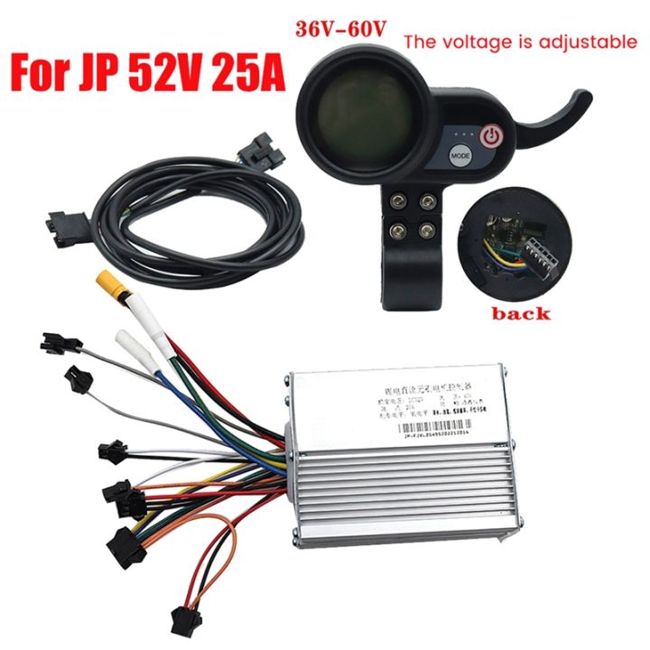 for-jp-52v-25a-controller-brushless-motor-36-60v-dashboard-meter-kit-for-jp-electric-scooter-accessories