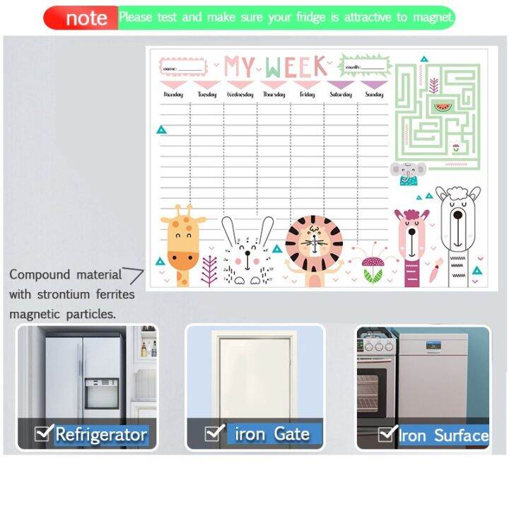 magnetic-weekly-monthly-planner-calendar-whiteboard-fridge-sticker-message-drawing-dry-erase-sadhu-drawing-sup-board-for-notes