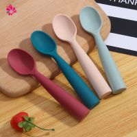 ChildrenS Silicone Spoon Baby Feeding Accessory Food Complementary Spoon Babies Items Infant Tableware Learn To Eat Training Bowl Fork Spoon Sets