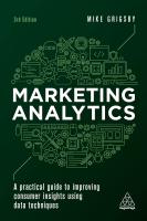 หนังสืออังกฤษใหม่ Marketing Analytics : A Practical Guide to Improving Consumer Insights Using Data Techniques (3RD) [Paperback]