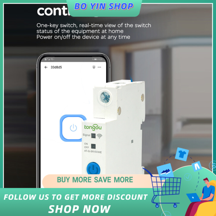 MHCOZY Mini-wifi-schakelaar, universele smart draadloze relaismodule eWelink app 2.4G RF afstandsbediening, spraakbesturing, lichtschakelaar, compatibel met Alexa Google Home
