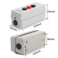 Support wholesale BS315B buckle switch power buckle reverse stop interlock button switch start 380v2.2KW silver point