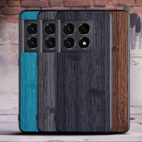 ❡ for Oneplus 11 10T 10 Nord 2 9 Pro 5G 9R 8T N100 Nord 7T Case Simple Wood Texture PU Leather Soft Anti-knock Protect Cover Funda