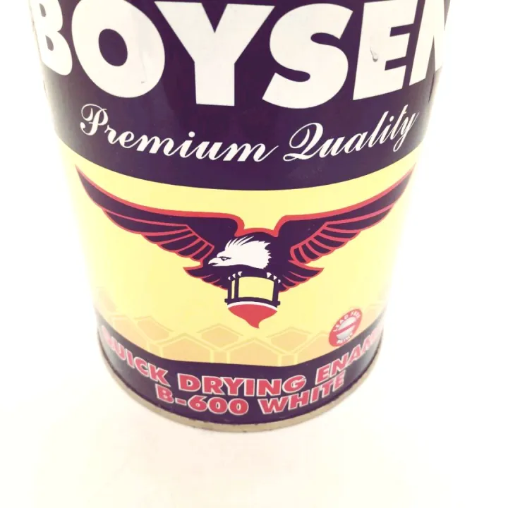 Boysen Quick Drying Enamel White B600 1Liters | Lazada PH