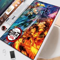 Demon Killer Mouse Pad อนิเมะ Cool HD Printing คอมพิวเตอร์ Lockside Keypad แผ่นรองโต๊ะคอมพิวเตอร์ แผ่นรองเมาส์ขนาดใหญ่ อุปกรณ์เกม