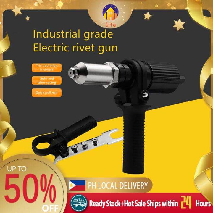 Electric Rivet Gun Set Core Pull Riveting Gun Adapter Electric Drill