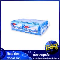 ผ้าขนหนูเย็น 25.4x25.4 ซม. แพ็ค 20 ซอง  รีเฟรช refresh Cool towel 25.4x25.4 cm. ผ้าเย็น เช็ดปาก เช็ดหน้า เช็ดมือ ชำระ ทิชชู่ อเนกประสงค์ ทิชชู