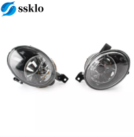 (Ssklo) 2PCS ซ้าย + ขวากันชนด้านหน้าโคมไฟหมอกฝาปิดเลนส์สำหรับกอล์ฟ MK6 2009-2012ไฟตัดหมอก1คู่