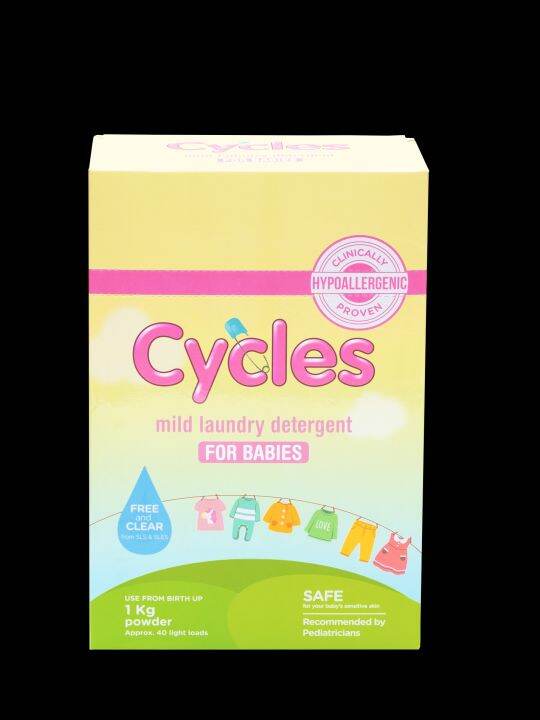 Cycles Mild Laundry Detergent Powder For Babies 1kg Lazada PH