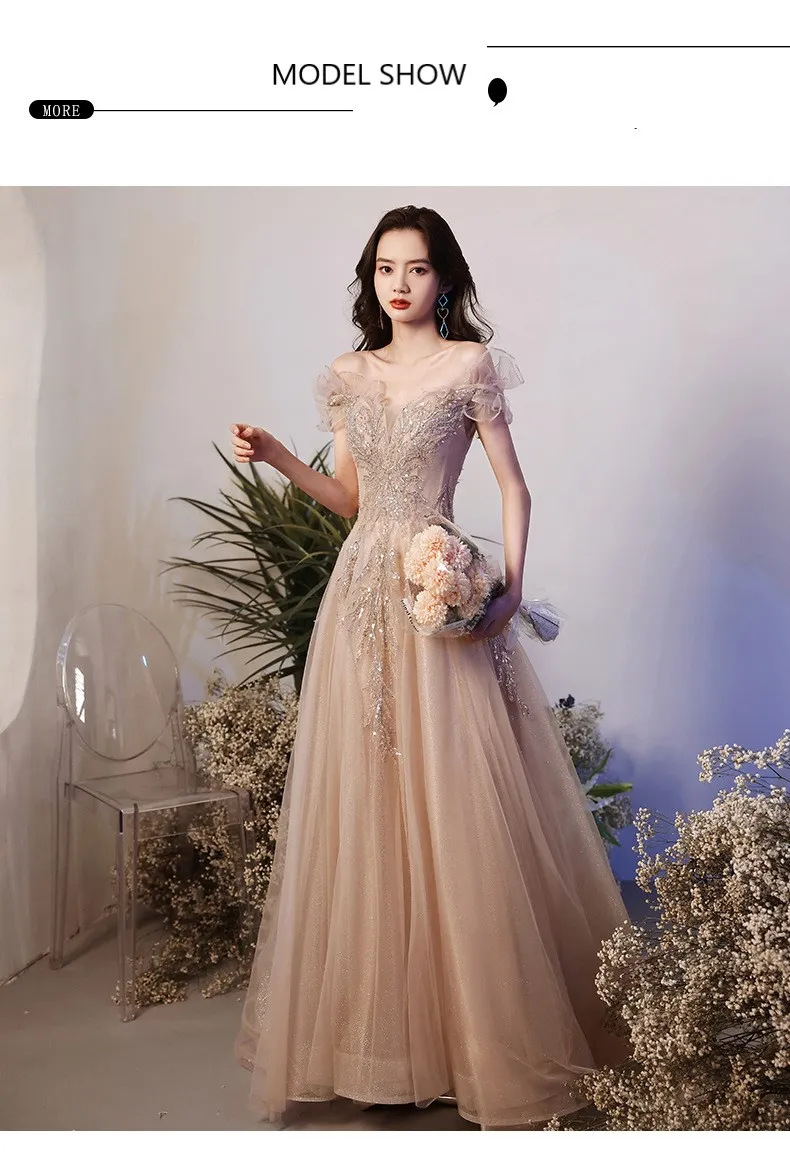 eaglely luxury bling bling sequins glitter french prom evening dress formal event gown for women elegant classy 2023 bride wedding long slim plus size