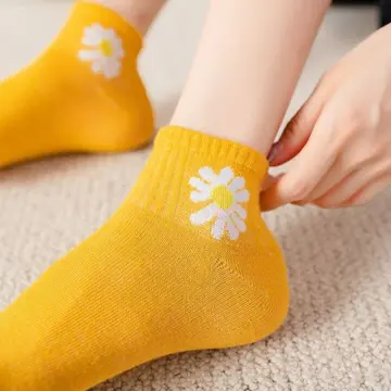 Korean Women's Socks Thin Section Cotton Sweet Ankle Socks Ruffles