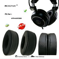 Morepwr New Upgrade Replacement Ear Pads For Audio-Technica ATH-AVC500 Headset Parts Leather Cushion Velvet Earmuff