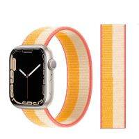 ☇ กีฬาไนลอนสายคล้องคอสำหรับ Apple Watch Series 8 7 45 มม. 41 มม. สร้อยข้อมือ 40 มม. สำหรับ iwatch 6 5 4 SE 44 มม. 42 มม. 38 มม. Correa