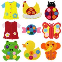 Childrens Early Education Life Common Sense Learning DIY Educational Toys Felt Cloth Learning Button Buckle Zipper Teaching Toy