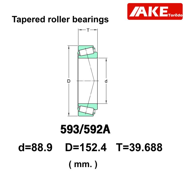 593-592a-ตลับลูกปืนเม็ดเรียว-593-592a-tapered-roller-bearings-ตลับลูกปืนเตเปอร์-593-592-a-จัดจำหน่ายโดย-ake-tor-do