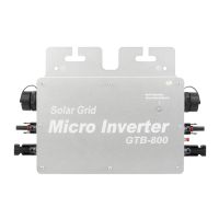 800W Grid Tie Mini Solar Inverter 230VAC Mini Inverter MPPT Operating 20-50V IP65 Waterproof