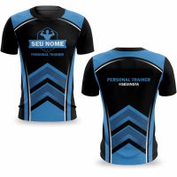 - T SHIRT[KiPgtoshop]    3D tshield personal trainer blue player fitness