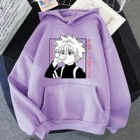 Japanese Anime Hoodies Hunter X Hunter Men Pullovers Hoodies Sweatshirts Killua Zoldyck Hisoka 90s Hoody Tops Mens Hoodie Size XS-4XL