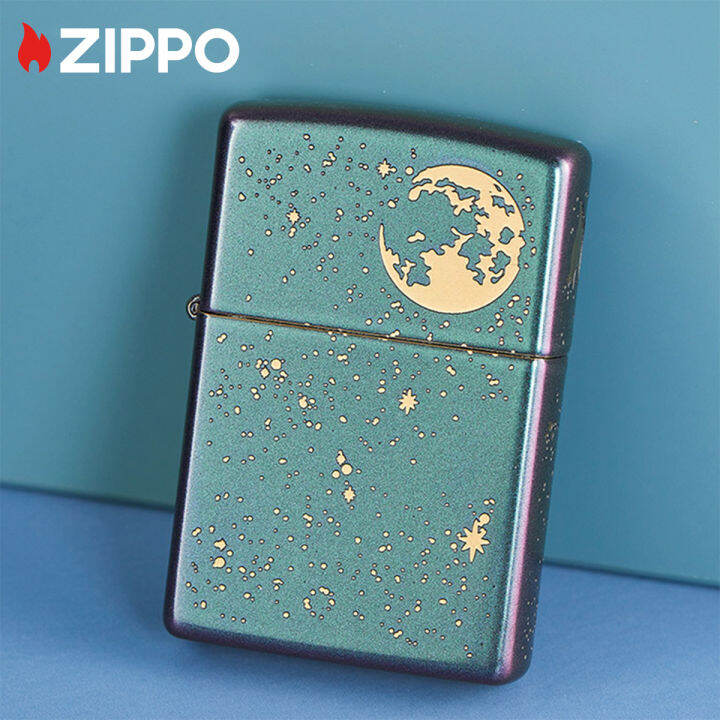 zippo-starry-sky-design-lighter-zippo-49448-lighter-without-fuel-inside-การออกแบบท้องฟ้าที่เต็มไปด้วยดวงดาว-ไฟแช็กไม่มีเชื้อเพลิงภายใน