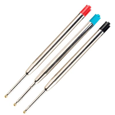 10pc red blue black OFFICE FIT FOR metal MOST GIFT ballpoint Pen refills Pens