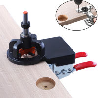 35mm Hinge Boring Jig Adjustable Margin Woodworking Hole Drilling Guide Locator with Fixture Aluminum Hinge Puncher Template