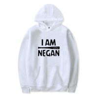 2023 NEWNew Hoodie American The Walkings Deads I Am Negan Cool Pullover แฟชั่น Casual Hoodies Unisex Harajuku Aesthetic Sweatshirts