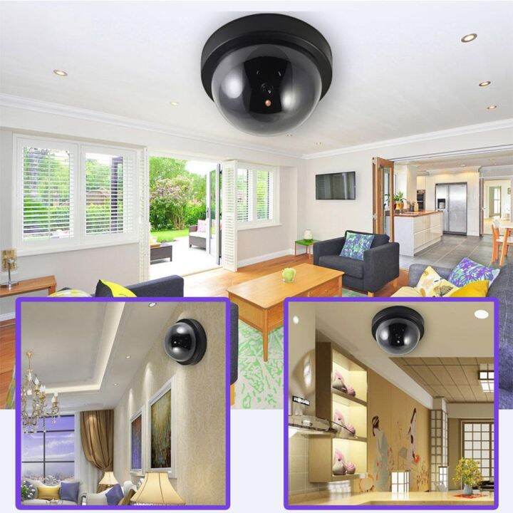 กล้องดัมมี่-พร้อมไฟ-led-สีแดงกระพริบ-กล้องหลอกสายตา-กล้องวงจรปิดปลอม-dummy-security-camera