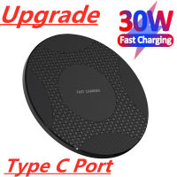 30W Wireless Charger สำหรับ 13 12 11 X XR XS Fast Wireless Charging Pad สำหรับ Samsung Xiaomi เครื่องชาร์จศัพท์ Wireless