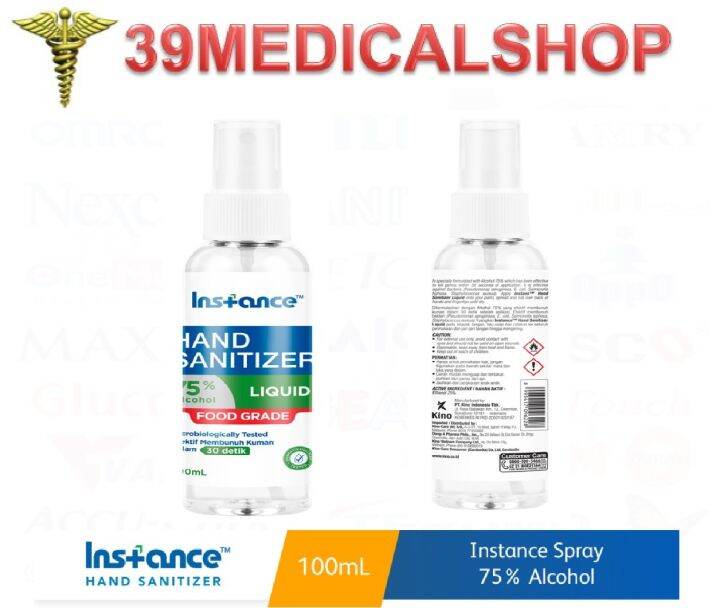 INSTANCE HAND SANITIZER SPRAY 100 ML FOOD GRADE | Lazada Indonesia