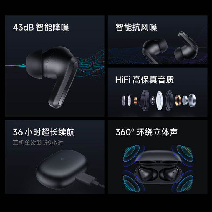 Redmi Buds4 Pro true wireless noise reduction Bluetooth headset Redmi