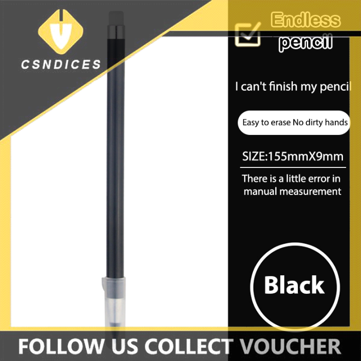 csndices-ดินสอวิเศษดินสอสำหรับเขียนใหม่ไม่จำกัดเทคโนโลยีใหม่ไม่มีปากกาเจลเขียน