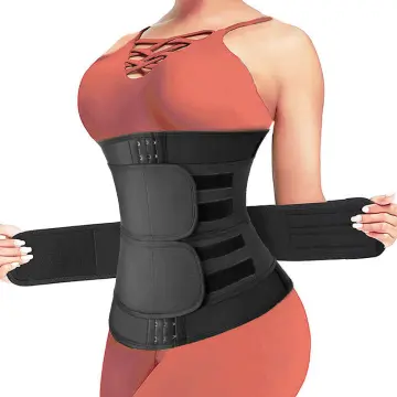 Waist Trainer Body Shaper Slimming Sweat Belt Waist Trimmer for Women Belly  Weight Loss Slimming Belt Tummy Trimmer with Adjustable Strap Workout  Fitness Girdle for Slimming Tummy