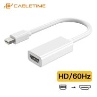 [LUNA electronic accessories] CABLETIME Mini DisplayPort เป็น HDMI Adapter Mini DP เป็น HDMI M/f Converter 1080P 30Hz สำหรับ MacBook Pro Air iMac Projector C206