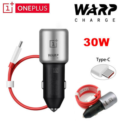 Original 7T Pro OnePlus Warp Charge 30W Car Charger 6A Usb Type C Date Cable For 8 8T 7 Pro 6 6T 5 5T Nord N10