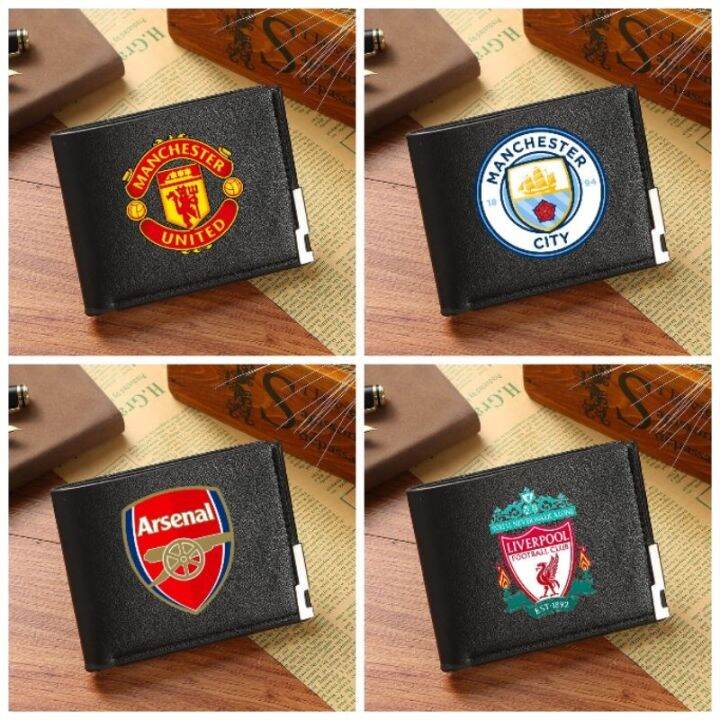 【Ready Stock】 Arsenal Football club logo Wallet/liverpool Folding