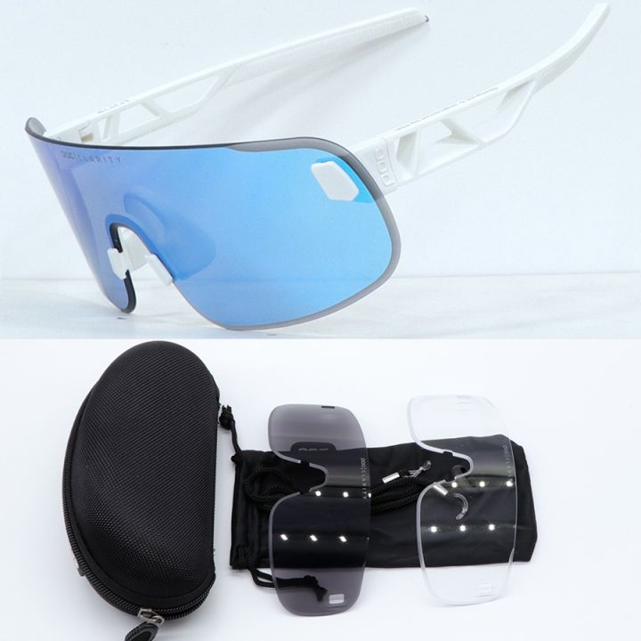ชุดแว่นตาป้องกันสำหรับขับขี่-poc-แว่นตากันแดดโพลาไรซ์สำหรับกีฬากลางแจ้งแว่นตากันแดดจักรยานเสือภูเขาสำหรับผู้ชายและผู้หญิง